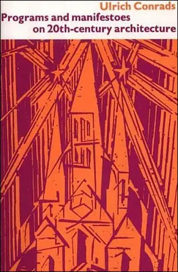Cover of Programs and Manifestoes on 20th-Century Architecture