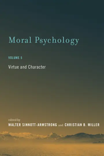 Cover of Moral Psychology