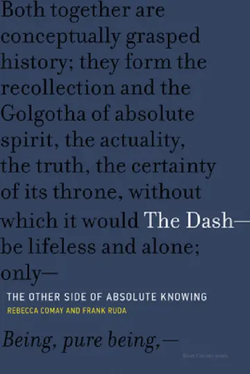 Cover of The Dash-The Other Side of Absolute Knowing