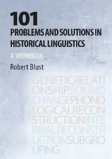 Cover of 101 Problems and Solutions in Historical Linguistics