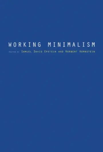 Cover of Working Minimalism