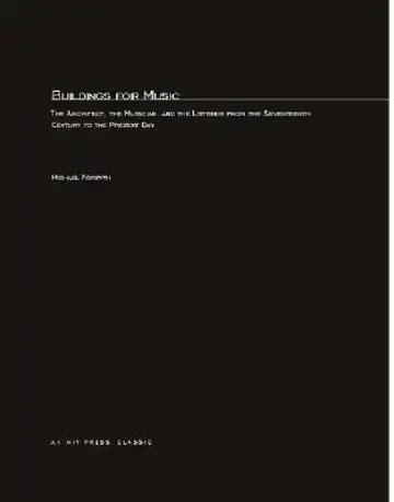 Cover of Buildings for Music