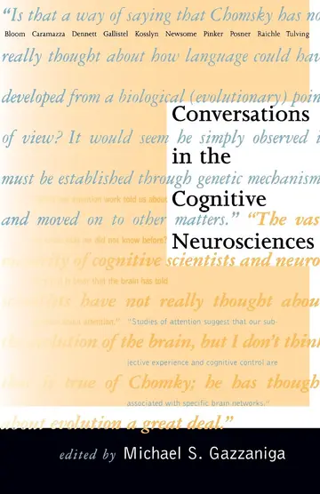 Cover of Conversations in the Cognitive Neurosciences