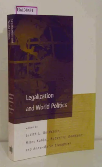 Cover of Legalization and World Politics