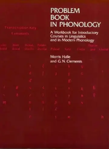 Cover of Problem Book in Phonology
