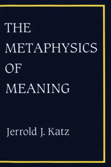 Cover of The Metaphysics of Meaning