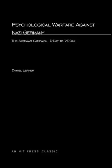 Cover of Psychological Warfare Against Nazi Germany