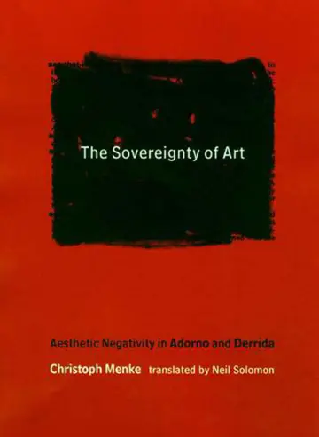 Cover of The Sovereignty of Art – Aesthetic Negativity in Adorno & Derrida
