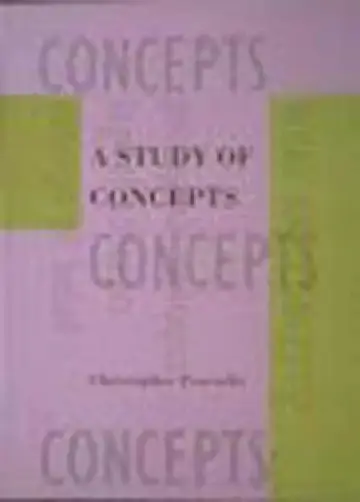 Cover of A Study of Concepts