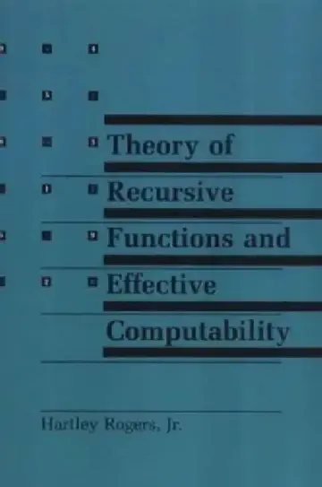 Cover of Theory of Recursive Functions and Effective Computability