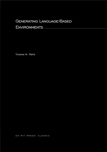 Cover of Generating Language Based Envoronments