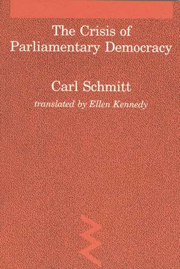 Cover of The Crisis of Parliamentary Democracy