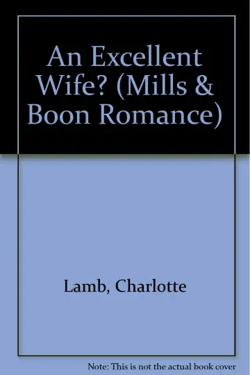 Cover of An Excellent Wife?