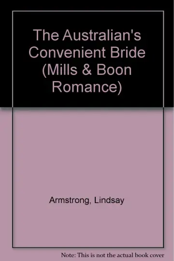 Cover of The Australian's Convenient Bride