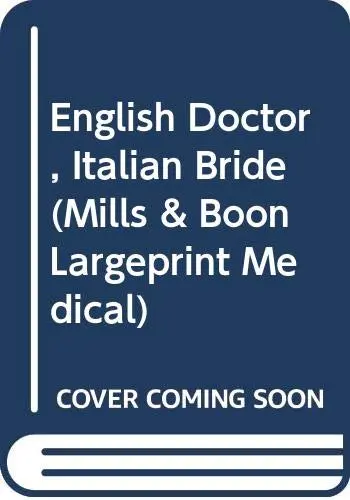 Cover of English Doctor, Italian Bride