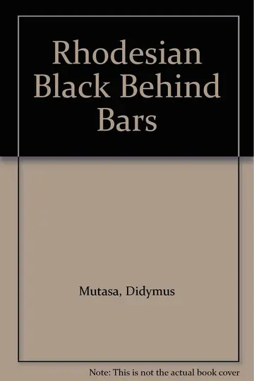 Cover of Rhodesian Black Behind Bars