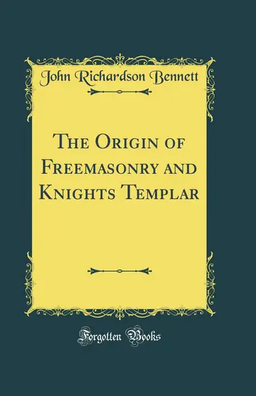 Cover of The Origin of Freemasonry and Knights Templar