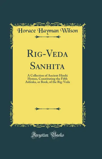 Cover of Rig-Veda Sanhita