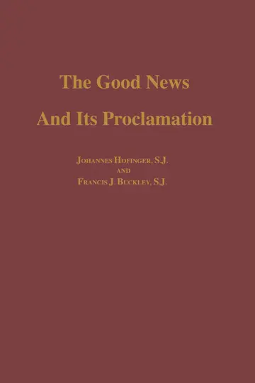 Cover of Good News and Its Proclamation