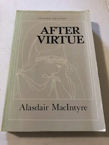 Cover of After Virtue