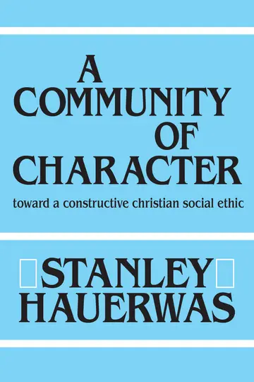 Cover of A Community of Character