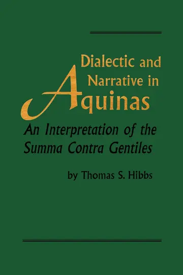 Cover of Dialectic and Narrative in Aquinas