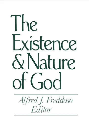Cover of The Existence and Nature of God