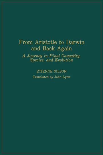 Cover of From Aristotle to Darwin and Back Again