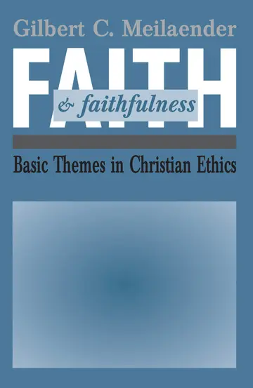 Cover of Faith and Faithfulness