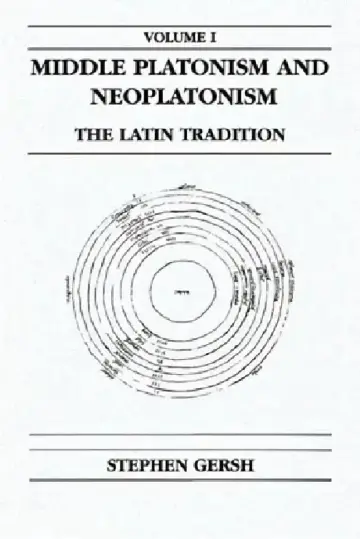 Cover of Middle Platonism and Neoplatonism, Volume 1