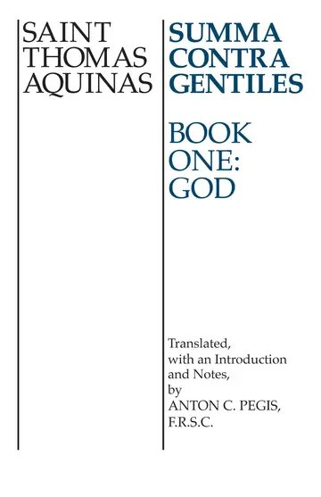 Cover of Summa Contra Gentiles