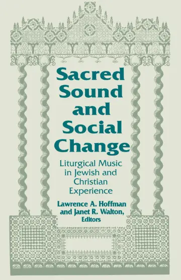 Cover of Sacred Sound and Social Change