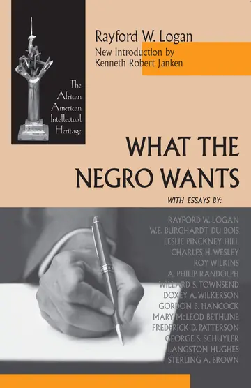 Cover of What the Negro Wants