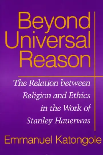 Cover of Beyond Universal Reason