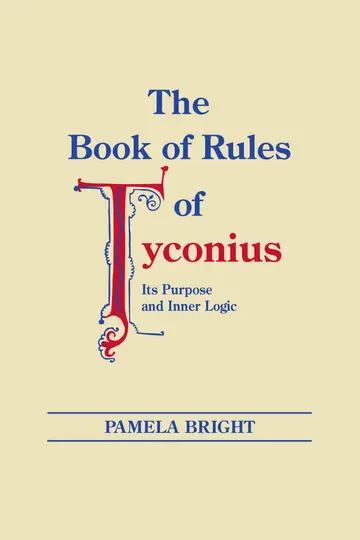 Cover of The Book of Rules of Tyconius