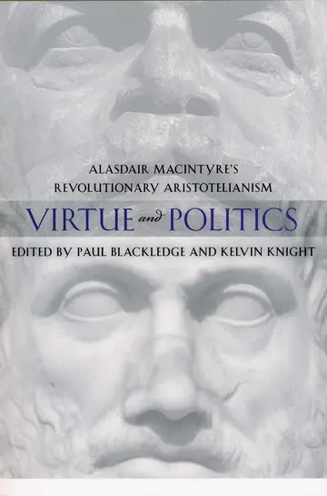 Cover of Virtue and Politics