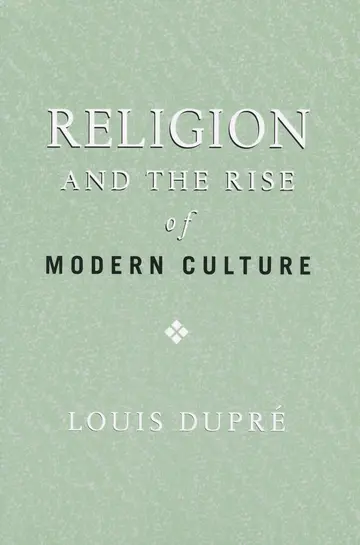 Cover of Religion and the Rise of Modern Culture