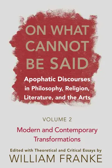 Cover of On What Cannot Be Said