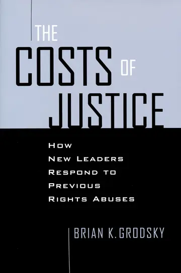 Cover of Costs of Justice