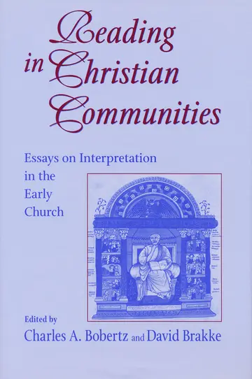 Cover of Reading in Christian Communities