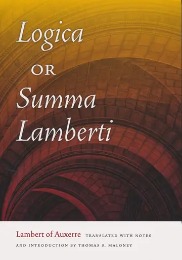 Cover of Logica, or Summa Lamberti