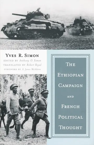 Cover of The Ethiopian Campaign and French Political Thought