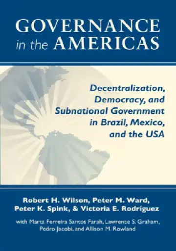 Cover of Governance in the Americas