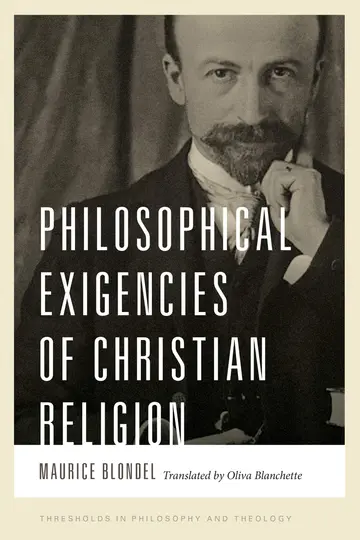 Cover of Philosophical Exigencies of Christian Religion