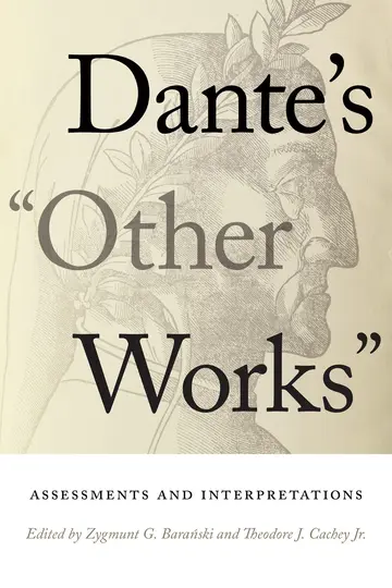 Cover of Dante's "Other Works"