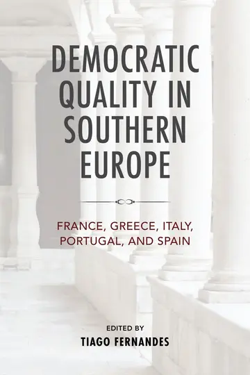 Cover of Democratic Quality in Southern Europe