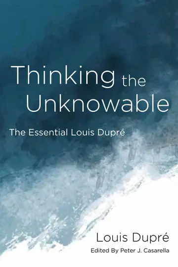 Cover of Thinking the Unknowable