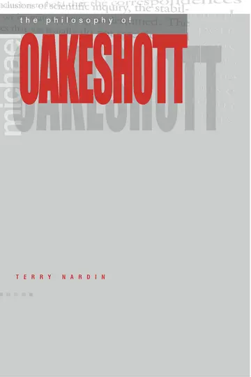 Cover of The Philosophy of Michael Oakeshott