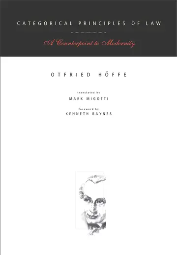 Cover of Categorical Principles of Law