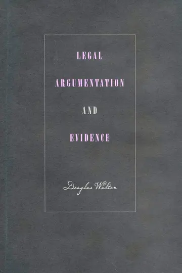 Cover of Legal Argumentation and Evidence